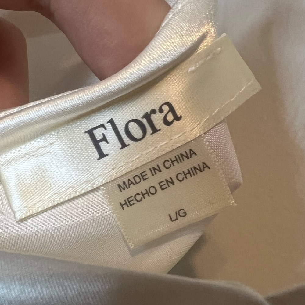 Flora Silky Ruffle Lace Slip Lingerie Chemise Large - Picture 5 of 5